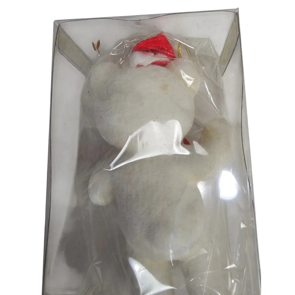 Lot of 15‎ Vtg Style Flocked Teddy Bear Christmas Ornaments Individually Boxed